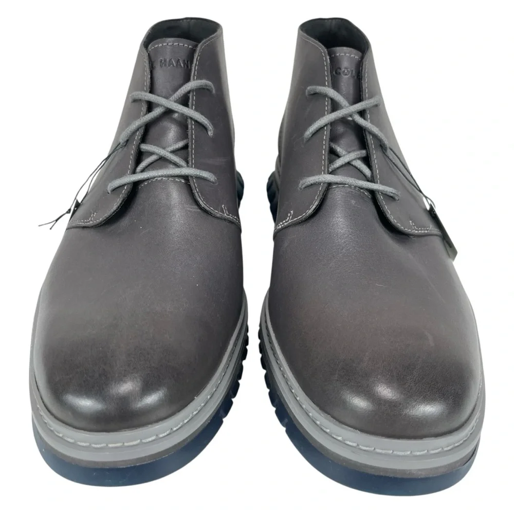 Cole Haan Zerogrand Waterproof Chukka Boots Gray Men’s‎ 10.5M New